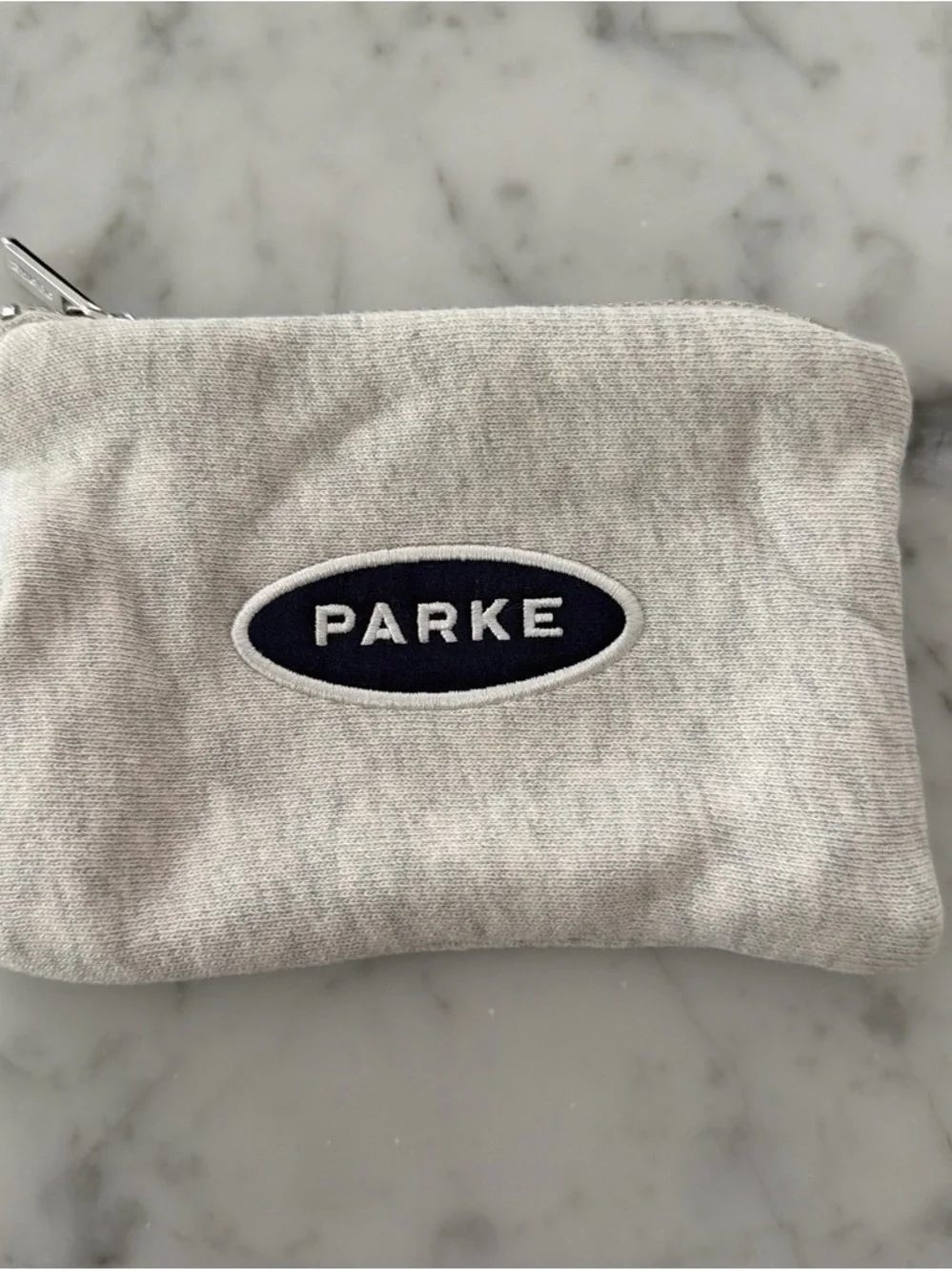 NEW PARKE Claw Clip and Zipper Pouch in Washed Indigo